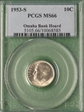 1953-S 10C MS66