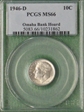 1946-D 10C MS66