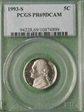 1993-S 5C PR69DCAM