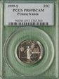 1999-S 25C Pennsylvania PR69DCAM