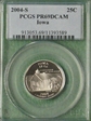 2004-S 25C Iowa PR69DCAM