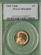1909 VDB 1C MS64RD