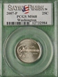 2007-P 25C Washington Satin Finish SP68
