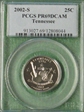 2002-S 25C Tennessee PR69DCAM