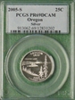 2005-S 25C Oregon Silver PR69DCAM