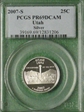 2007-S 25C Utah Silver PR69DCAM