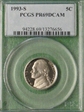 1993-S 5C PR69DCAM