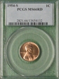 1954-S 1C MS66RD