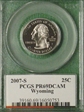 2007-S 25C Wyoming PR69DCAM