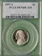 1997-S 5C PR70DCAM