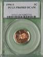 1996-S 1C PR69DCAM