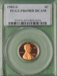 1983-S 1C PR69DCAM