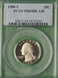 1980-S 25C PR69DCAM