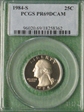 1984-S 25C PR69DCAM