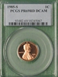 1985-S 1C PR69DCAM