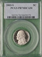 2003-S 5C PR70DCAM