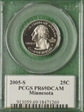 2005-S 25C Minnesota PR69DCAM