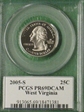2005-S 25C West Virginia PR69DCAM