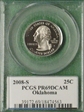 2008-S 25C Oklahoma PR69DCAM