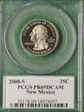 2008-S 25C New Mexico PR69DCAM