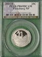 2011-S 25C Vicksburg NP PR69DCAM