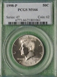 1998-P 50C MS66