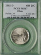 2002-D 25C Ohio MS67