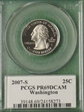 2007-S 25C Washington PR69DCAM
