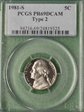1981-S 5C Type 2 PR69DCAM