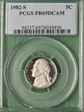 1982-S 5C PR69DCAM