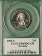 2006-S 25C Nevada PR69DCAM