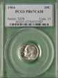 1964 10C PR67CAM