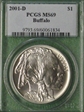 2001-D $1 Buffalo MS69