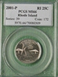 2001-P 25C Rhode Island MS66