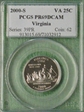 2000-S 25C Virginia PR69DCAM