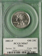 2002-P 25C Ohio MS67