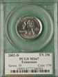2002-D 25C Tennessee MS67