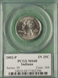 2002-P 25C Indiana MS68