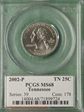 2002-P 25C Tennessee MS68