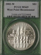 2002-W $1 West Point MS69