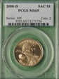 2000-D SAC$1 MS65