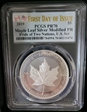 2019 $5 Maple Leaf Silver Modified PR Pride of Two Nations, U.S. Set FDI PR70