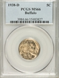 1938-D 5C Buffalo MS66