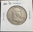 1950-D Half Dollar  Bew Franklin