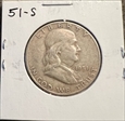 1951-S Half Ben Franklin