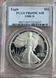 1989-S $1 Silver Eagle PR69DCAM