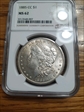 1885-CC $1 NGC MS62