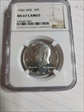 1966 50C SMS NGC MS67 CAMEO