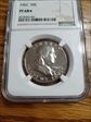1962 50C PF68* NGC