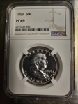 1959 50C PF69  NGC